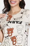 Zivame Knit Cotton Short Set - Whitecap Grey — thumbnail 5